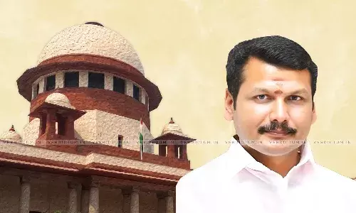 Breaking: Apex Court Grants Bail To Tamil Nadu Ex-Transport Minister Senthil Balaji In Cash-For-Jobs Money Laundering Case Breaking: Apex Court Grants Bail To Tamil Nadu Ex-Transport Minister Senthil Balaji In Cash-For-Jobs Money Laundering Case