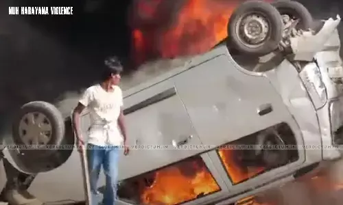 Nuh Communal Violence| Lady Judge And Toddler Daughter Escape Attack, Hide In Workshop While Vehicle Was Burned