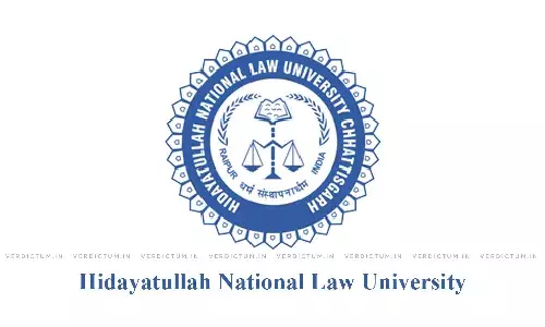 Death Of Law Student In Hostel: Hidayatullah NLU Issues Press Release Against Misinformation Death Of Law Student In Hostel: Hidayatullah NLU Issues Press Release Against Misinformation