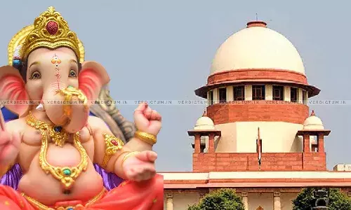 Breaking: Supreme Court Agrees To Urgently Hear The SLP Challenging Madras High Courts Order On Ganesh Idols Made Of POP Breaking: Supreme Court Agrees To Urgently Hear The SLP Challenging Madras High Courts Order On Ganesh Idols Made Of POP