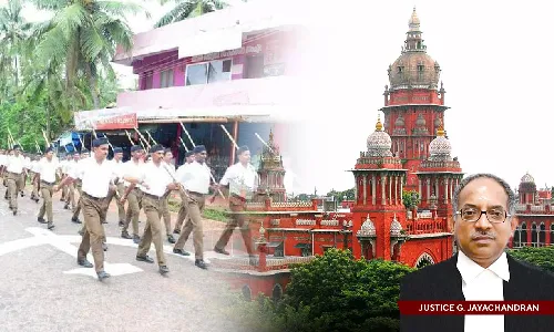 Madras High Court Issues Contempt Notice To Tamil Nadu For Denying Permission For RSS Route Marches Madras High Court Issues Contempt Notice To Tamil Nadu For Denying Permission For RSS Route Marches