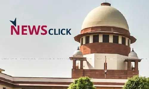 Supreme Court Issues Notice On SLP Filed By NewsClick Founder And HR Head Challenging Police Custody Supreme Court Issues Notice On SLP Filed By NewsClick Founder And HR Head Challenging Police Custody