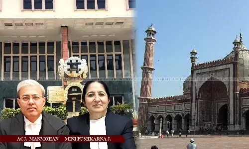 Locking Gates And Denying Access To Public Is Totally Unacceptable: Delhi High Court Directs MCD To Take Over Possession Of Parks Near Jama Masjid From Waqf Board Locking Gates And Denying Access To Public Is Totally Unacceptable: Delhi High Court Directs MCD To Take Over Possession Of Parks Near Jama Masjid From Waqf Board