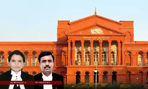 Justice K. S. Mudagal, Justice K. V. Aravind, Karnataka High Court Justice K. S. Mudagal, Justice K. V. Aravind, Karnataka High Court