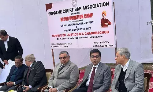 Lawyers Are People Of Action, Says CJI After Inaugurating Blood Donation Camp By SCBA To Celebrate Young Advocates Day Lawyers Are People Of Action, Says CJI After Inaugurating Blood Donation Camp By SCBA To Celebrate Young Advocates Day