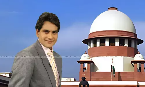 Remarks On Arrest Of Former CM Of Jharkhand- Supreme Court Protects News Anchor Sudhir Chaudhary From Coercive Action Remarks On Arrest Of Former CM Of Jharkhand- Supreme Court Protects News Anchor Sudhir Chaudhary From Coercive Action