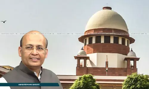 Abhishek Manu Singhvi Appears To Oppose Plea By Six Disqualified Himachal Pradesh Congress MLAs Who Cross Voted For BJP To Defeat Singhvi In Rajya Sabha Election