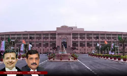 Absence Of Lack Of Independence & Impartiality: Rajasthan HC Upholds Arbitral Award Even After Non Disclosure Of Affiliation Of Arbitrator With Claimant’s Sister Concern Absence Of Lack Of Independence & Impartiality: Rajasthan HC Upholds Arbitral Award Even After Non Disclosure Of Affiliation Of Arbitrator With Claimant’s Sister Concern