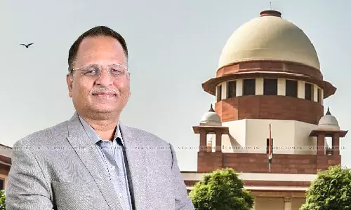 Breaking: Supreme Court Dismisses Bail Plea Of AAP Leader Satyendar Jain, Directs Him To Surrender Forthwith Breaking: Supreme Court Dismisses Bail Plea Of AAP Leader Satyendar Jain, Directs Him To Surrender Forthwith