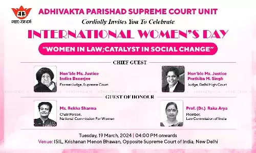 Justice Indira Banerjee To Speak Today On Women In Law: Catalyst In Social Change Justice Indira Banerjee To Speak Today On Women In Law: Catalyst In Social Change