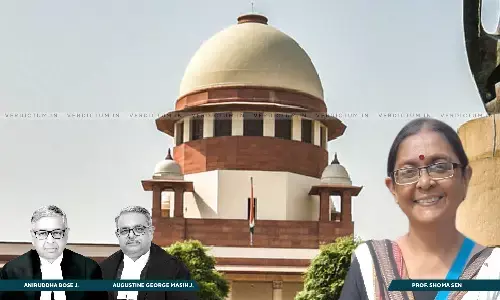 Breaking: Apex Court Grants Bail To Shoma Sen In Elgar Parishad- Maoist Links Case