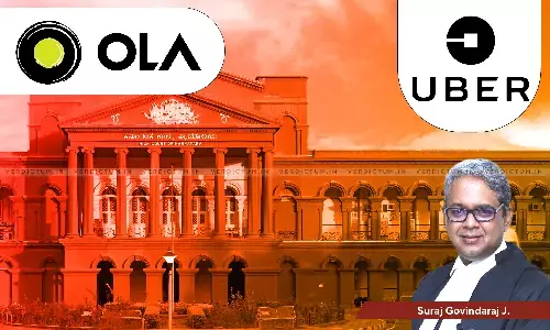 Uber/Ola Cannot Charge Surge Price, State Can Impose Cap On Convenience Fee Charged By Them: Karnataka High Court Uber/Ola Cannot Charge Surge Price, State Can Impose Cap On Convenience Fee Charged By Them: Karnataka High Court