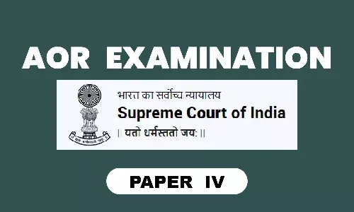 Topper’s Answer Script, Sample Handwritten Note And Guide Points On Paper IV ‘Leading Cases’ Before Attempting The Advocates-On-Record Examination, 2024