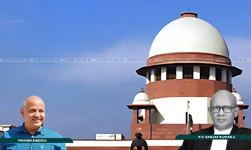 Justice PV Sanjay Kumar Recuses From Hearing Manish Sisodias SLP To Revive Bail Pleas In ED & CBI Cases Citing Personal Reasons Justice PV Sanjay Kumar Recuses From Hearing Manish Sisodias SLP To Revive Bail Pleas In ED & CBI Cases Citing Personal Reasons