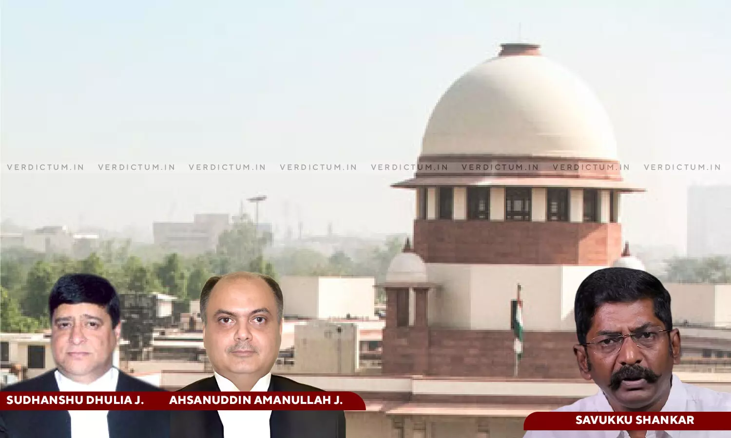 Supreme Court Orders Release Of YouTuber Savukku Shankar Detained Under Goondas Act Supreme Court Orders Release Of YouTuber Savukku Shankar Detained Under Goondas Act
