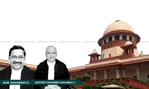 Justice M.M. Sundresh, Justice Satish Chandra Sharma, Supreme Court Justice M.M. Sundresh, Justice Satish Chandra Sharma, Supreme Court