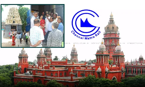 Madras HC Judge Hearing PIL Against Proposed Demolition Of Ancient Temples For Chennai Metro Rail Construction Visits Temples To Find Alternative Madras HC Judge Hearing PIL Against Proposed Demolition Of Ancient Temples For Chennai Metro Rail Construction Visits Temples To Find Alternative