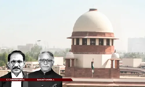 Application Of Force Must Be With Intent To Outrage Modesty Of Woman U/S 354 IPC: SC Quashes Case Against Accused Application Of Force Must Be With Intent To Outrage Modesty Of Woman U/S 354 IPC: SC Quashes Case Against Accused