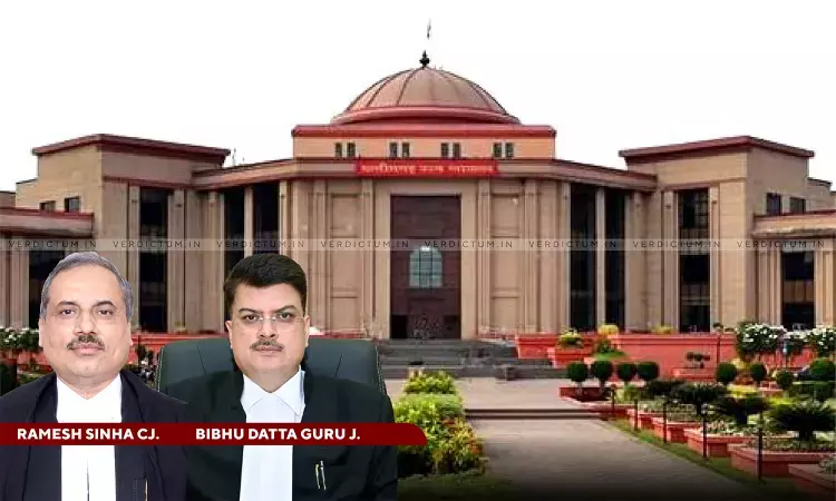 Chief Justice Ramesh Sinha, Justice Bibhu Datta Guru, Chhattisgarh High Court