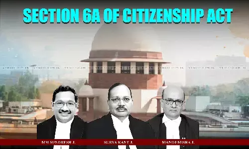 Illegal Immigration Can Also Amount To External Aggression Under Article 355 Of Constitution: SC Constitution Bench Affirms Sarbananda Sonowal Judgment Illegal Immigration Can Also Amount To External Aggression Under Article 355 Of Constitution: SC Constitution Bench Affirms Sarbananda Sonowal Judgment