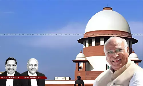Supreme Court Stays Further Investigation Into FIR In Karnataka Against Man For Calling Congress President Mallikarjun Kharge Ayogya Supreme Court Stays Further Investigation Into FIR In Karnataka Against Man For Calling Congress President Mallikarjun Kharge Ayogya