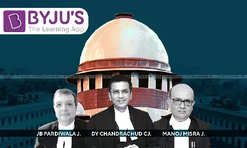Inherent Power Cant Be Invoked To Circumvent Carefully Crafted CIRP Withdrawal Procedure: SC Sets Aside NCLAT’s Order Approving Settlement Between BYJU’s & BCCI Inherent Power Cant Be Invoked To Circumvent Carefully Crafted CIRP Withdrawal Procedure: SC Sets Aside NCLAT’s Order Approving Settlement Between BYJU’s & BCCI