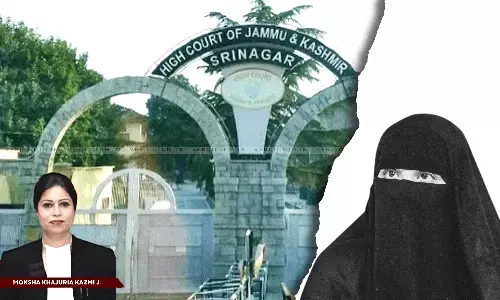 Women Advocates Cant Appear Before Court With Faces Covered As Per BCI Rules: J&K&L High Court Women Advocates Cant Appear Before Court With Faces Covered As Per BCI Rules: J&K&L High Court