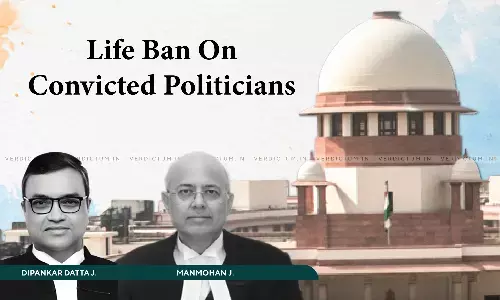 Breaking| Two Judge Bench Of SC Refers Question Of Expeditious Disposal Of Criminal Cases Against Lawmakers To CJI For Placing Before Larger Bench Breaking| Two Judge Bench Of SC Refers Question Of Expeditious Disposal Of Criminal Cases Against Lawmakers To CJI For Placing Before Larger Bench