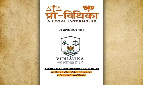 Free Legal Internship For Law Students By BJP Delhi Free Legal Internship For Law Students By BJP Delhi