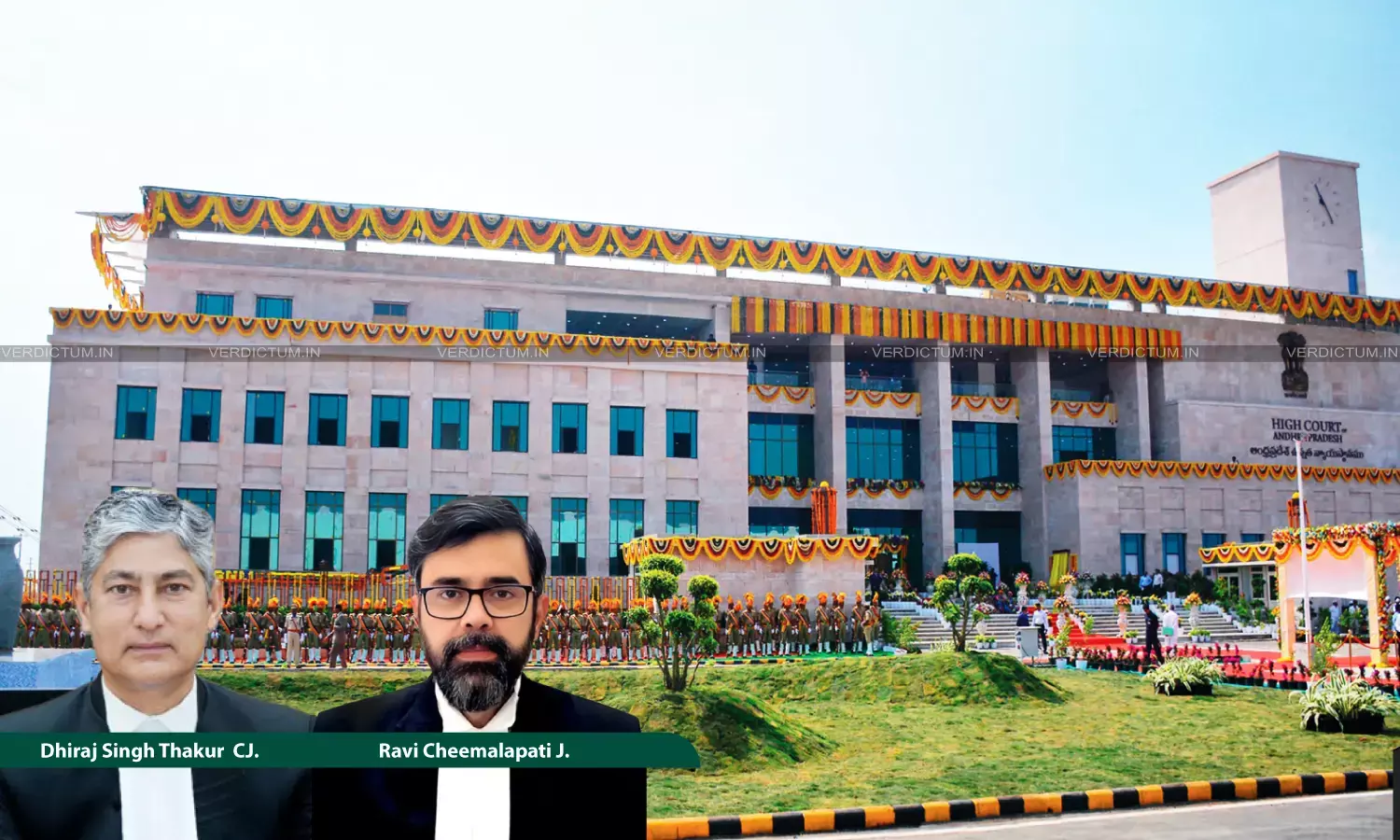 Chief Justice Dhiraj Singh Thakur, Justice Ravi Cheemalapati, Andhra Pradesh High Court Chief Justice Dhiraj Singh Thakur, Justice Ravi Cheemalapati, Andhra Pradesh High Court