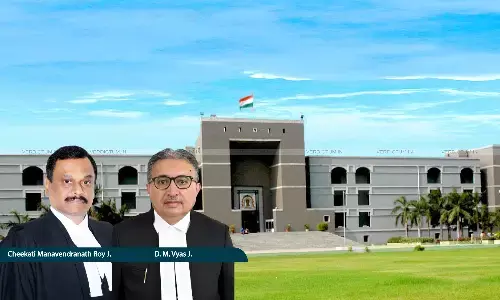 Justice Cheekati Manavendranath Roy, Justice D. M. Vyas, Gujarat High Court Justice Cheekati Manavendranath Roy, Justice D. M. Vyas, Gujarat High Court
