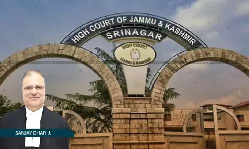 Justice Sanjay Dhar, Jammu and Kashmir and Ladakh High Court Justice Sanjay Dhar, Jammu and Kashmir and Ladakh High Court