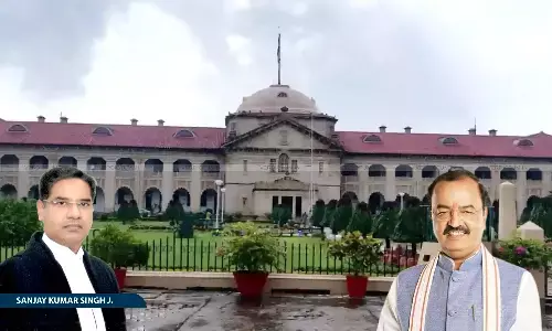 Justice Sanjay Kumar Singh, Allahabad High Court, Deputy CM KP Maurya Justice Sanjay Kumar Singh, Allahabad High Court, Deputy CM KP Maurya