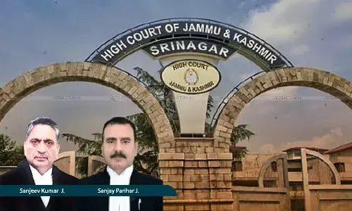Justice Sanjeev Kumar, Justice Sanjay Parihar, Jammu & Kashmir and Ladakh High Court Justice Sanjeev Kumar, Justice Sanjay Parihar, Jammu & Kashmir and Ladakh High Court
