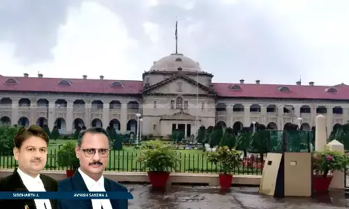 Justice Siddharth, Justice Avnish Saxena, Allahabad High Court Justice Siddharth, Justice Avnish Saxena, Allahabad High Court