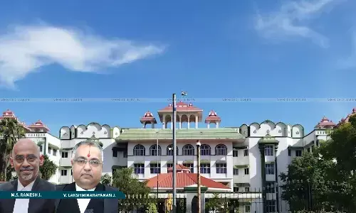Justice M.S. Ramesh, Justice V. Lakshminarayanan, Madras High Court Justice M.S. Ramesh, Justice V. Lakshminarayanan, Madras High Court