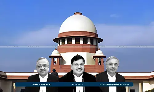 CJI B.R. Gavai, Justice K. Vinod Chandran, Justice N.V. Anjaria, Supreme Court CJI B.R. Gavai, Justice K. Vinod Chandran, Justice N.V. Anjaria, Supreme Court
