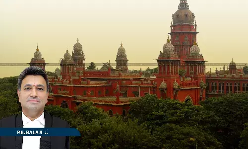 Justice P.B. Balaji, Madras High Court Justice P.B. Balaji, Madras High Court