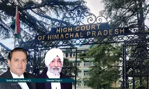 Acting Chief Justice Tarlok Singh Chauhan, Justice Virender Singh, Himachal Pradesh High Court Acting Chief Justice Tarlok Singh Chauhan, Justice Virender Singh, Himachal Pradesh High Court