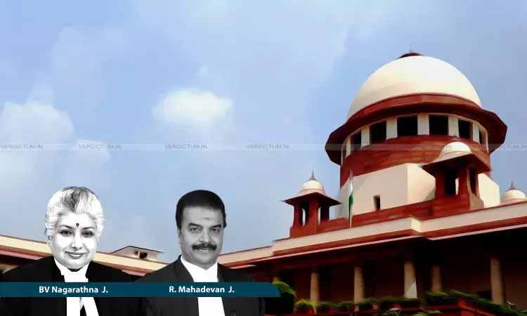 Justice B.V. Nagarathna, Justice R. Mahadevan, Supreme Court