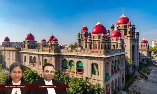 Justice Moushumi Bhattacharya, Justice Gadi Praveen Kumar, Telangana High Court