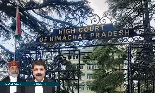 Justice Vivek Singh Thakur, Justice Sushil Kukreja, Himachal Pradesh High Court Justice Vivek Singh Thakur, Justice Sushil Kukreja, Himachal Pradesh High Court