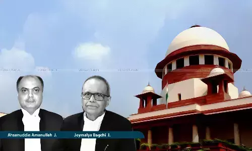 Supreme Court of India, Justice Ahsanuddin Amanullah and Justice Joymalya Bagchi Supreme Court of India, Justice Ahsanuddin Amanullah and Justice Joymalya Bagchi