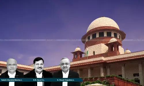 CJI B.R. Gavai, Justice Satish Chandra Sharma, Justice K. Vinod Chandran, Supreme Court CJI B.R. Gavai, Justice Satish Chandra Sharma, Justice K. Vinod Chandran, Supreme Court