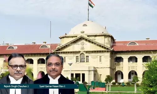 Justice Rajesh Singh Chauhan, Justice Syed Qamar Hasan Rizvi, Allahabad High Court Justice Rajesh Singh Chauhan, Justice Syed Qamar Hasan Rizvi, Allahabad High Court