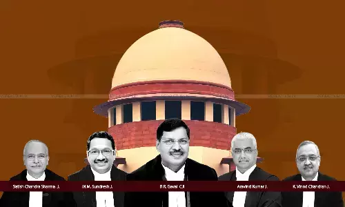 CJI B.R. Gavai, Justice M.M. Sundresh, Justice Aravind Kumar, Justice Satish Chandra Sharma, Justice K. Vinod Chandran, Supreme Court