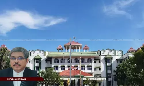 Justice K. Murali Shankar, Madras High Court, Madurai Bench Justice K. Murali Shankar, Madras High Court, Madurai Bench