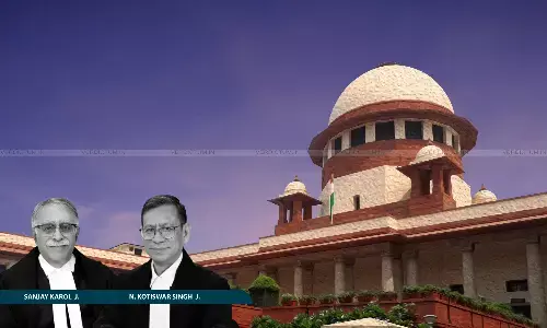 Object Of Motor Accident Compensation Is To Restore Claimant To Position Where Accident Would Not Have Taken Place: Supreme Court