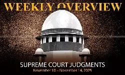 Weekly Overview| Supreme Court Judgments: November 10 – November 14, 2025
