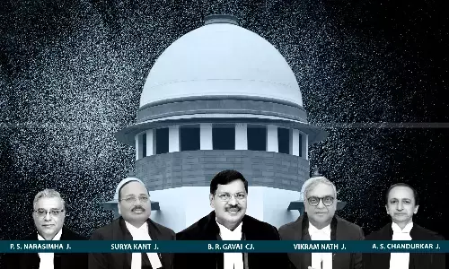 CJI B.R. Gavai, Justice Surya Kant, Justice Vikram Nath, Justice P.S. Narasimha, Justice Atul S. Chandurkar, Supreme Court